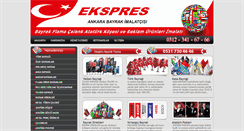 Desktop Screenshot of ekspresbayrak.com
